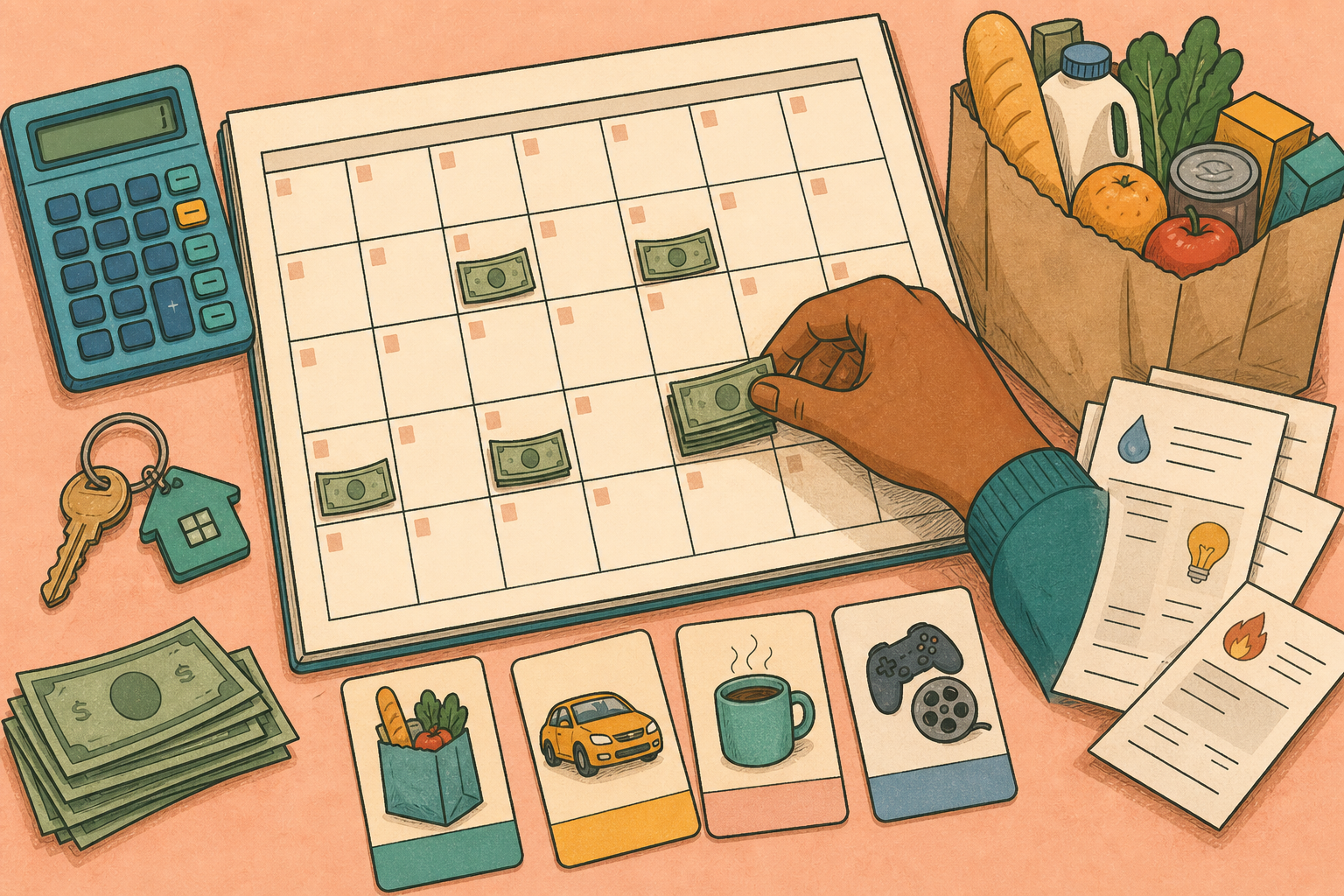 Survive a Month on $1,900 illustration