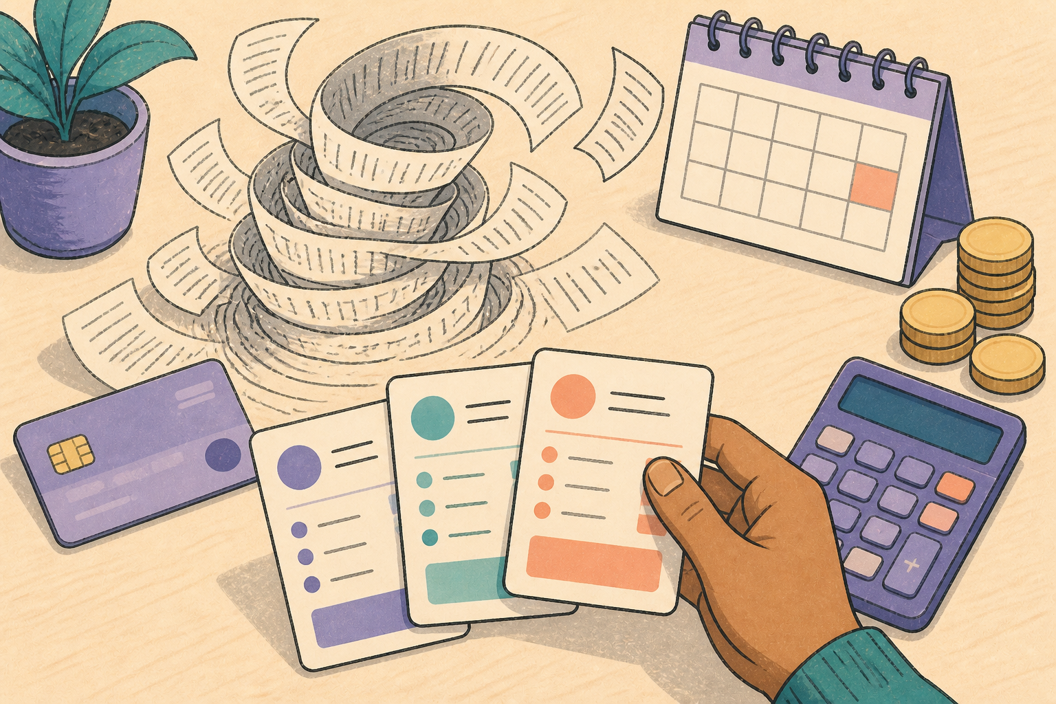 Escape the Credit Card Debt Trap illustration
