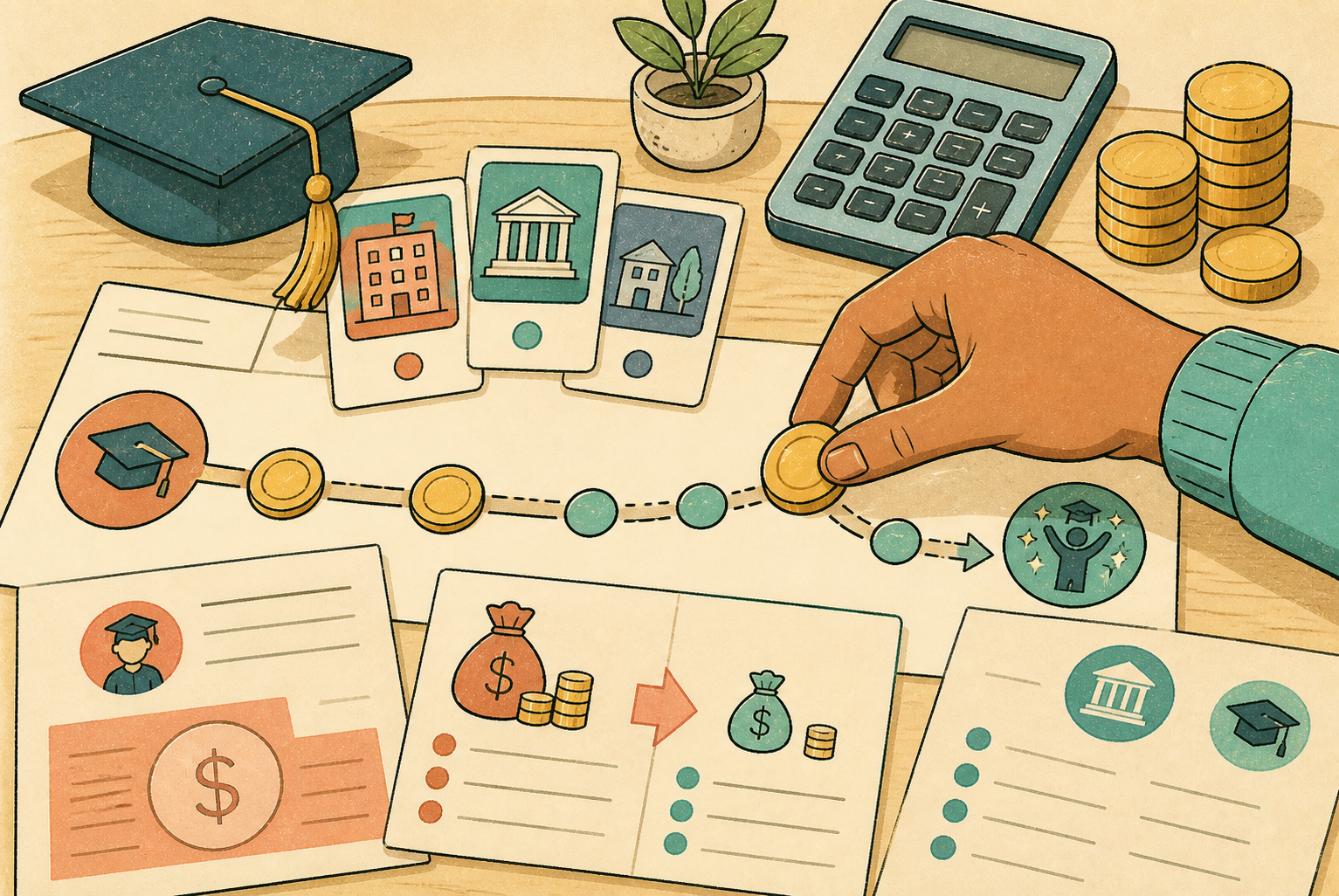 Pay Off Student Loans Faster illustration