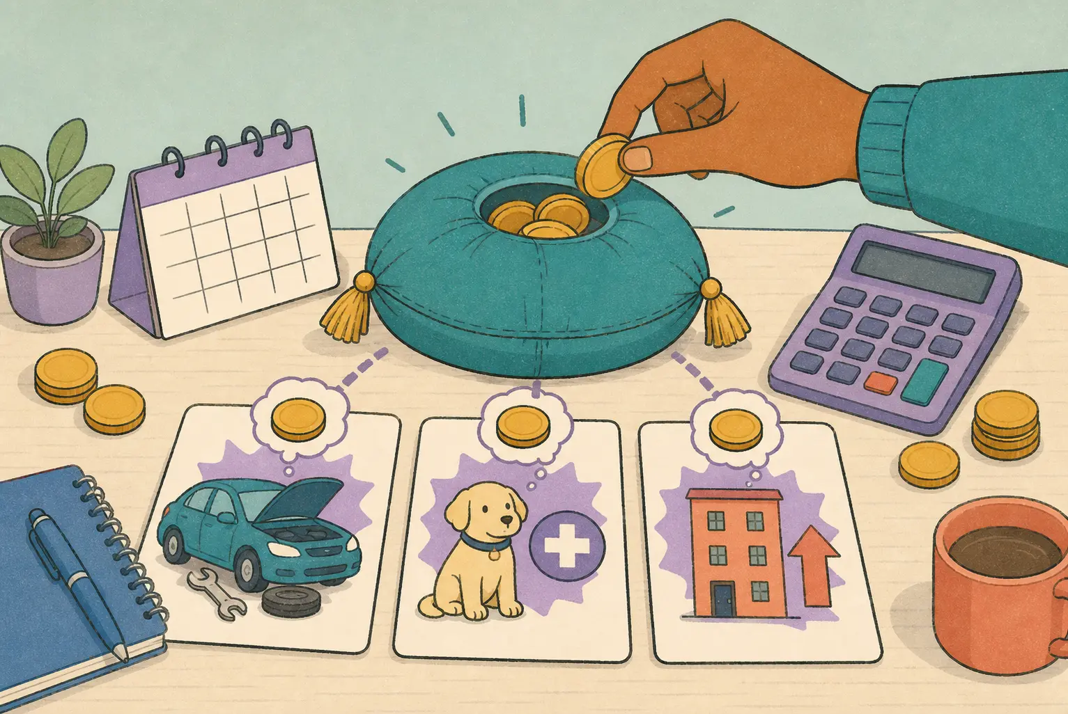 Handle Three Surprise Expenses illustration