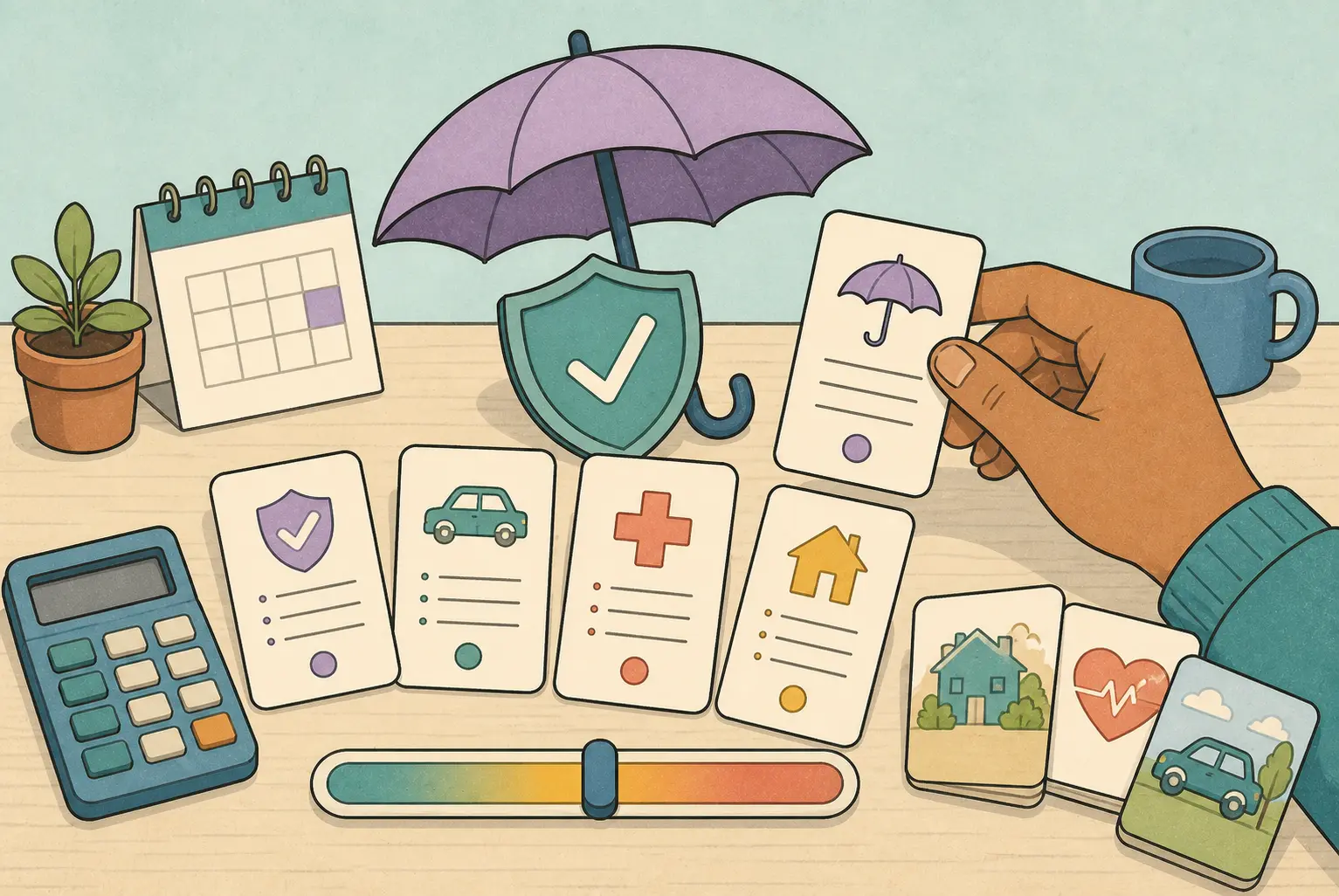 Pick the Right Insurance Coverage illustration